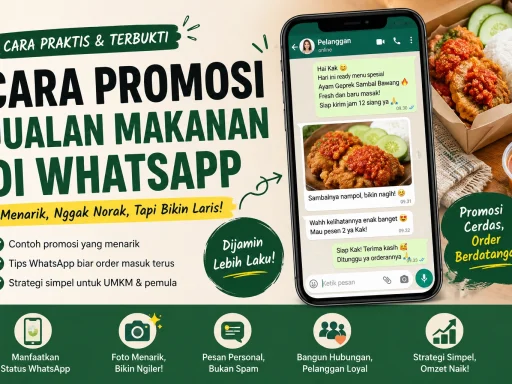 Cara Promosi Jualan Makanan di WhatsApp yang Menarik