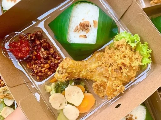 Nasi-ayam-sambal-bawang-level-pedas-custom