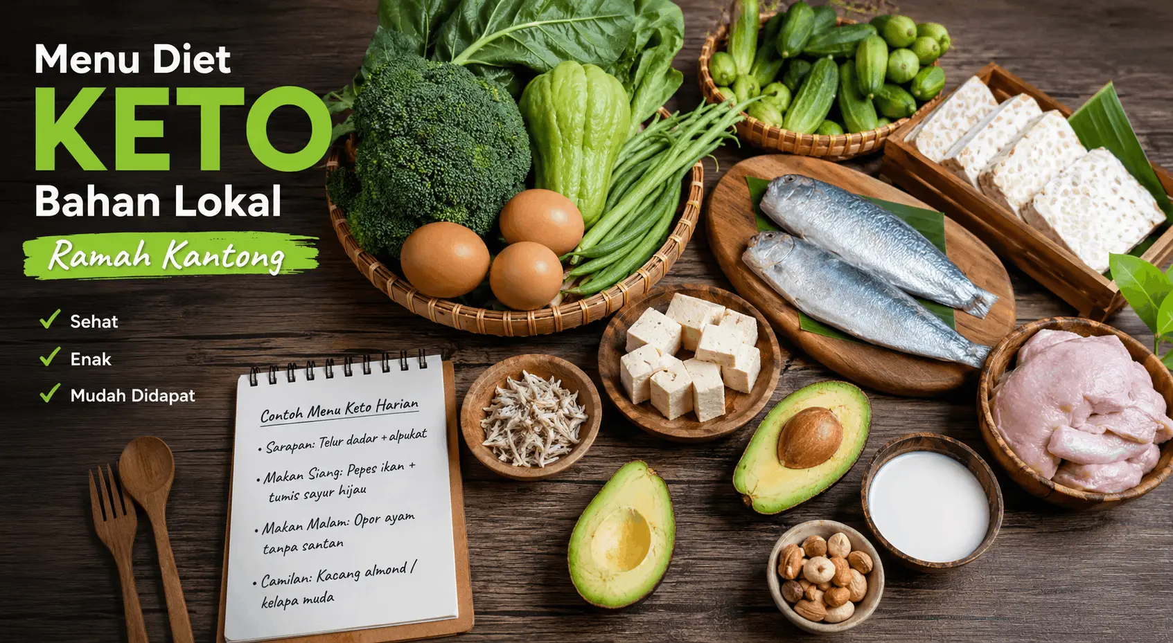 Cara Atur Menu Diet Keto Bahan Lokal Pasar Tradisional yang Ramah Kantong