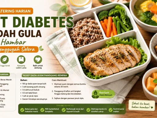Rahasia Dapur Sehat Resep Katering Harian Diet Diabetes Rendah Gula Tanpa Hambar yang Menggugah Selera