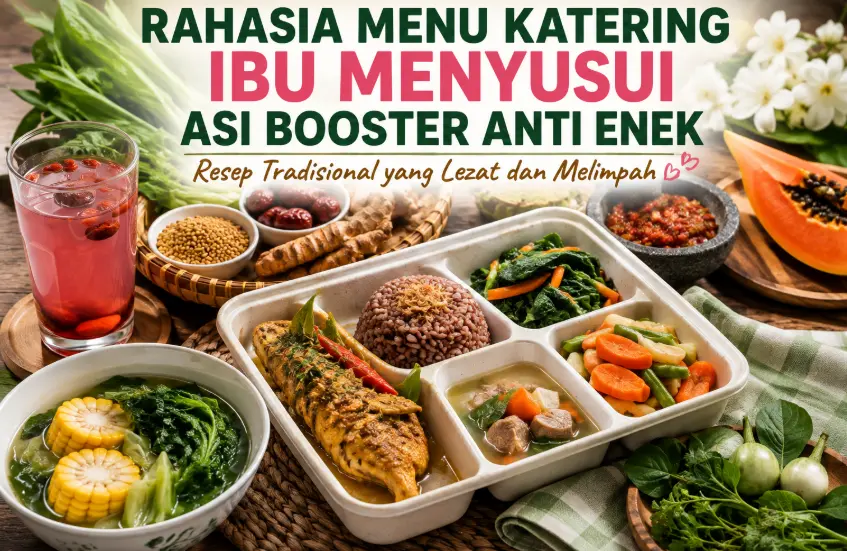 Rahasia Menu Katering Ibu Menyusui ASI Booster Anti Enek Resep Tradisional yang Lezat dan Melimpah