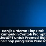 contoh prompt chatgpt untuk promosi baju online shop