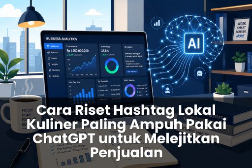 Cara riset hashtag lokal kuliner paling ampuh pakai ChatGPT