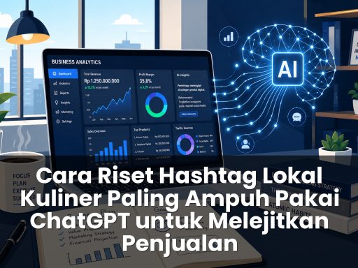 Cara riset hashtag lokal kuliner paling ampuh pakai ChatGPT