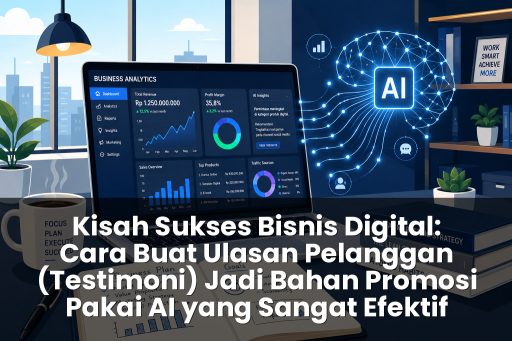 Cara buat ulasan pelanggan (testimoni) jadi bahan promosi pakai AI