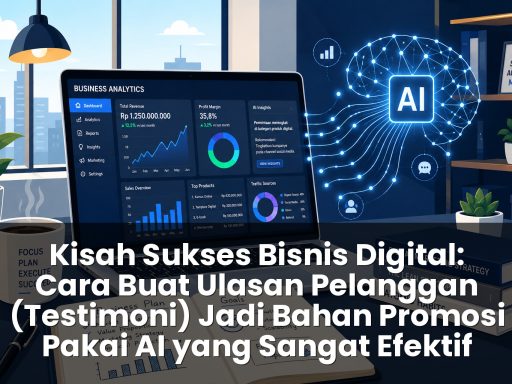 Cara buat ulasan pelanggan (testimoni) jadi bahan promosi pakai AI