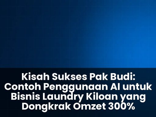 contoh penggunaan ai untuk bisnis laundry kiloan