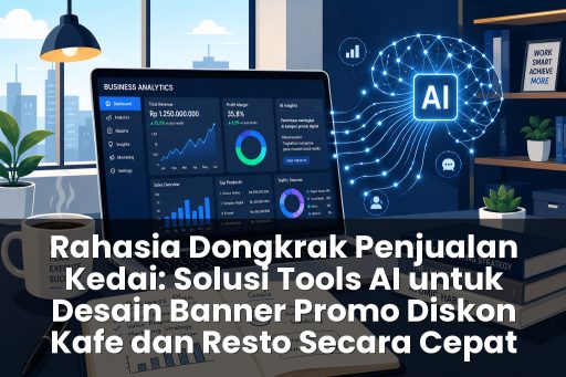 Tools AI untuk desain banner promo diskon kafe dan resto
