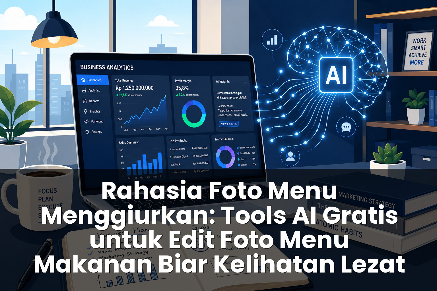 Tools AI gratis untuk edit foto menu makanan biar kelihatan lezat